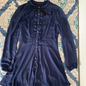 Express navy blue dress